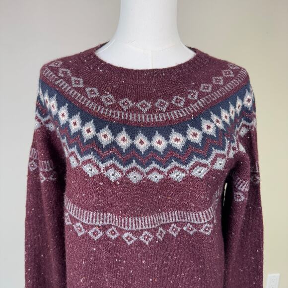 Weatherproof Vintage Fair Isle Crewneck Sweater US Women's M - Picture 3 of 8